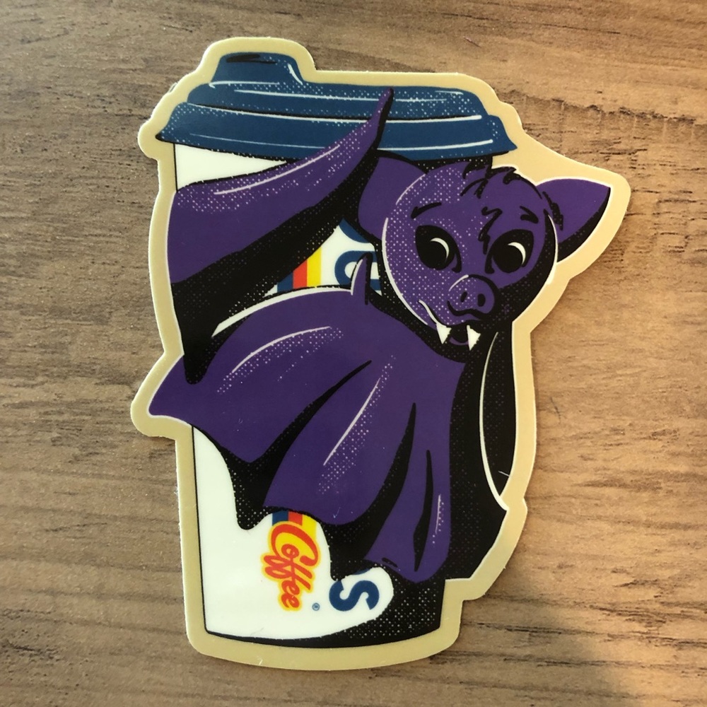 Dutch Bros Sticker Decal - Bat